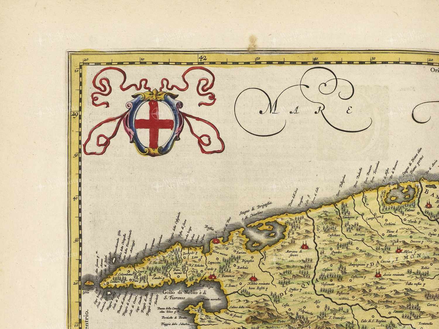 Map top left quadrant