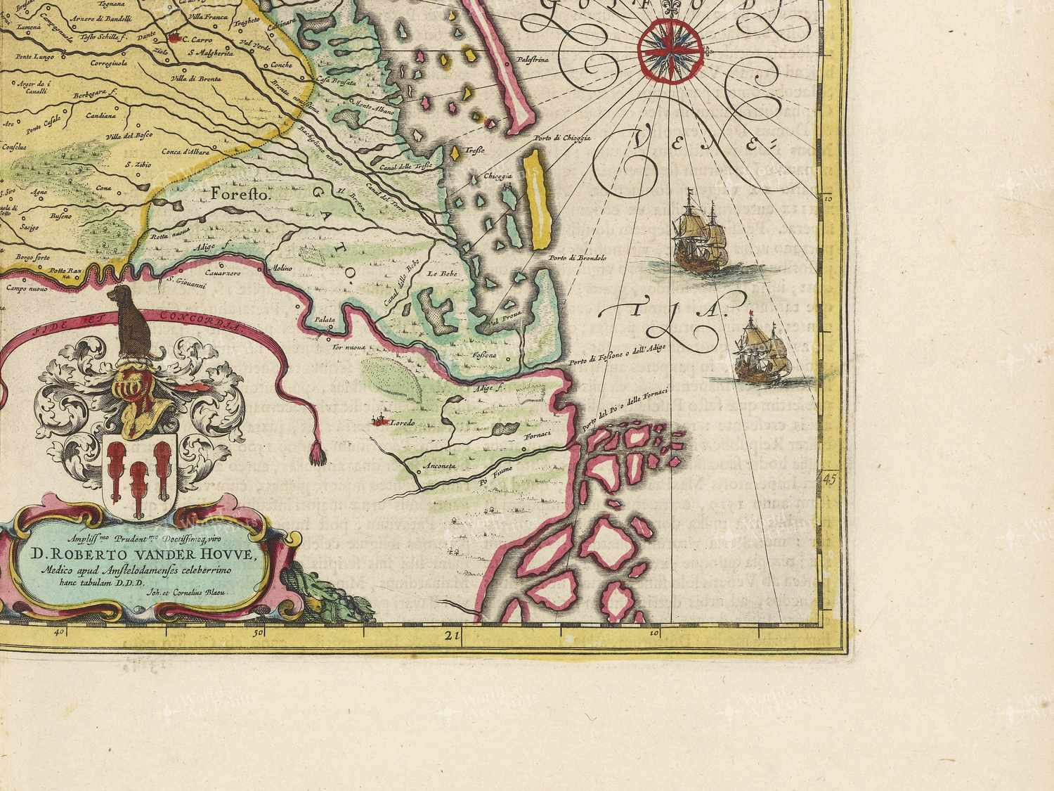 Map bottom right quadrant