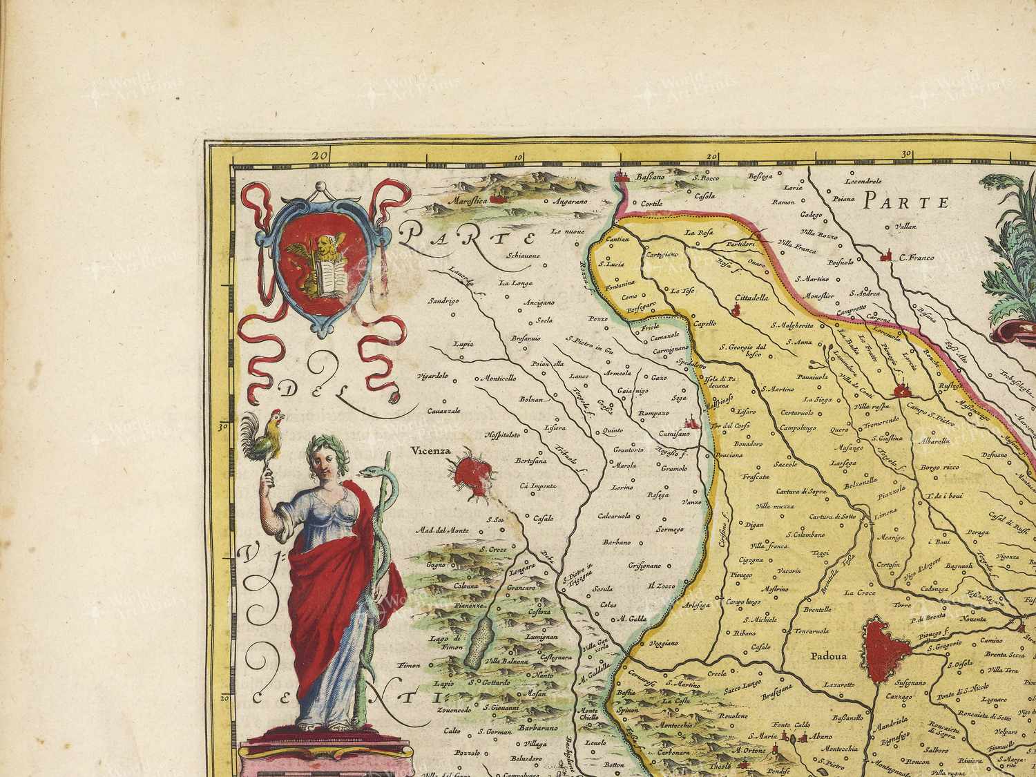 Map top left quadrant