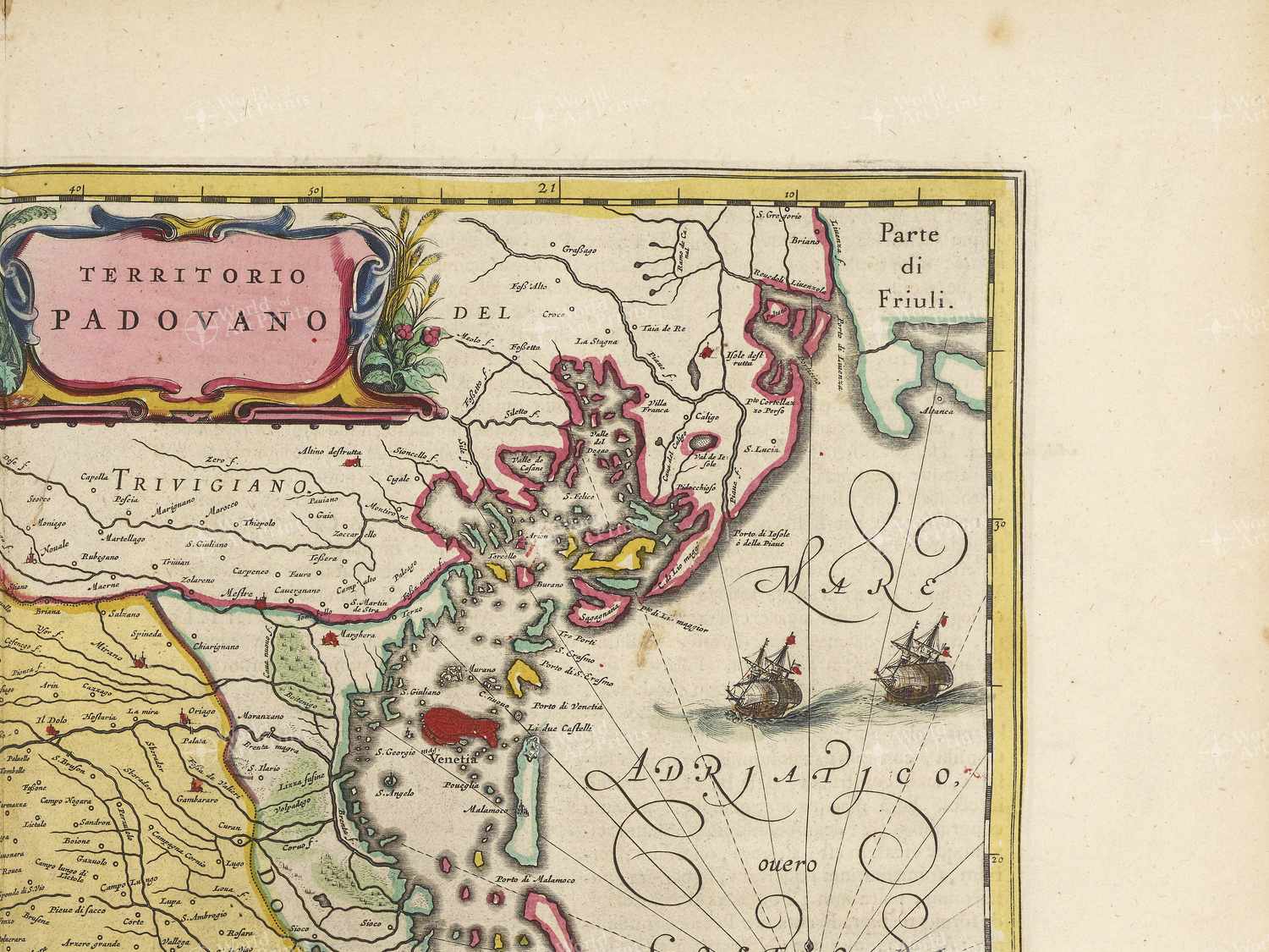 Map top right quadrant