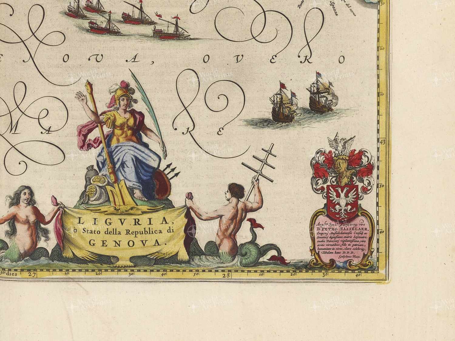 Map bottom right quadrant