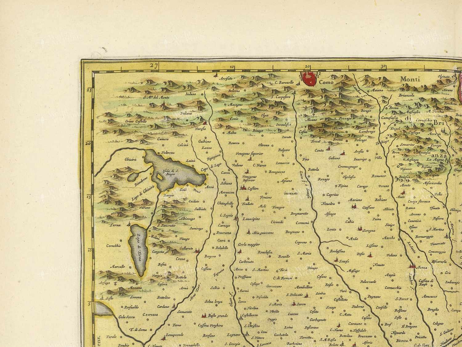 Map top left quadrant
