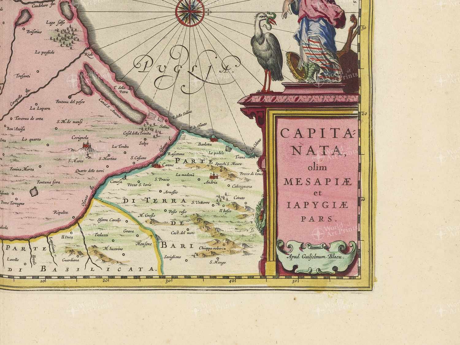 Map bottom right quadrant