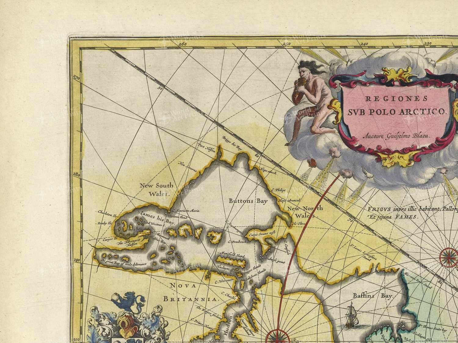 Map top left quadrant