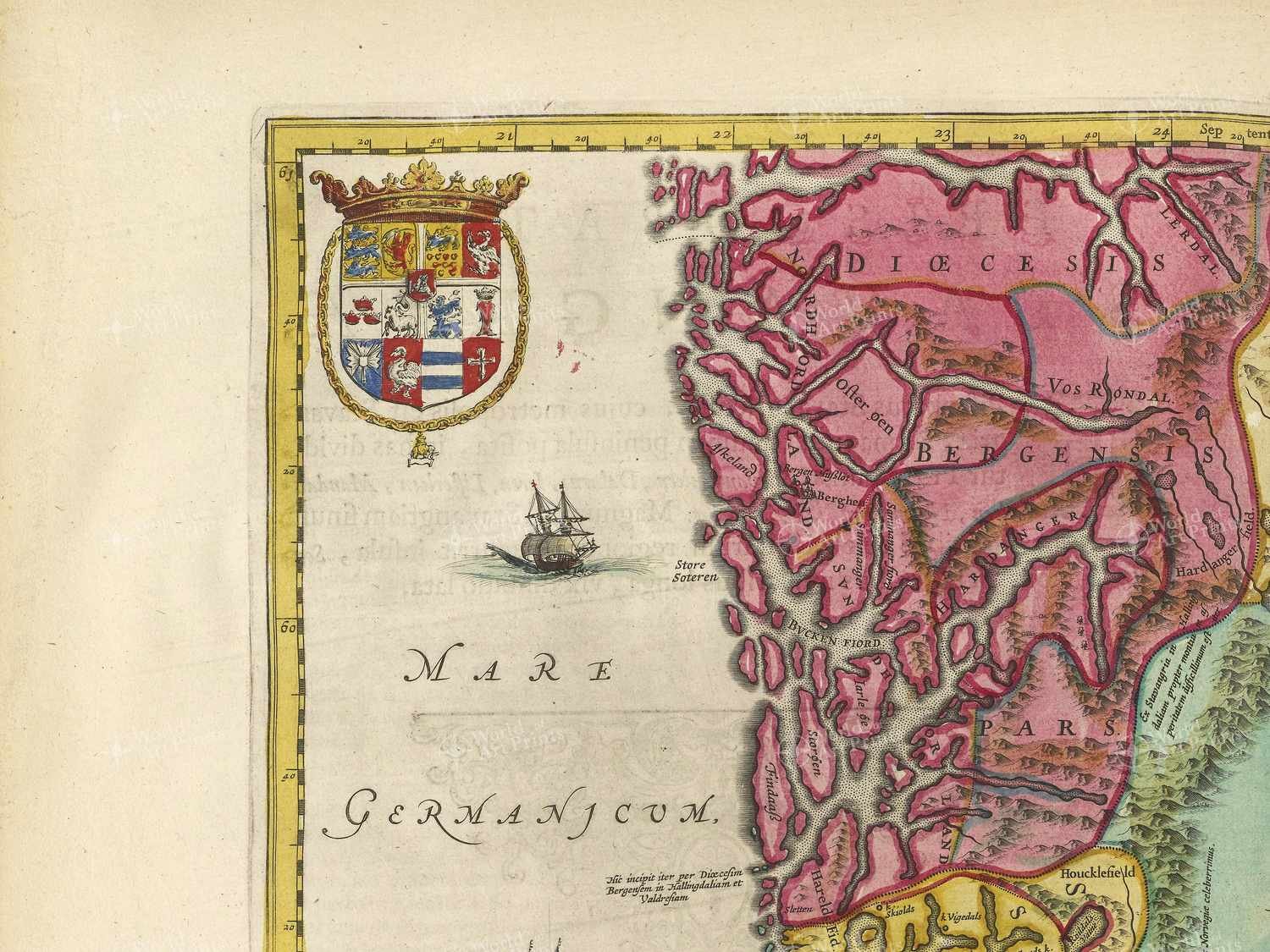 Map top left quadrant