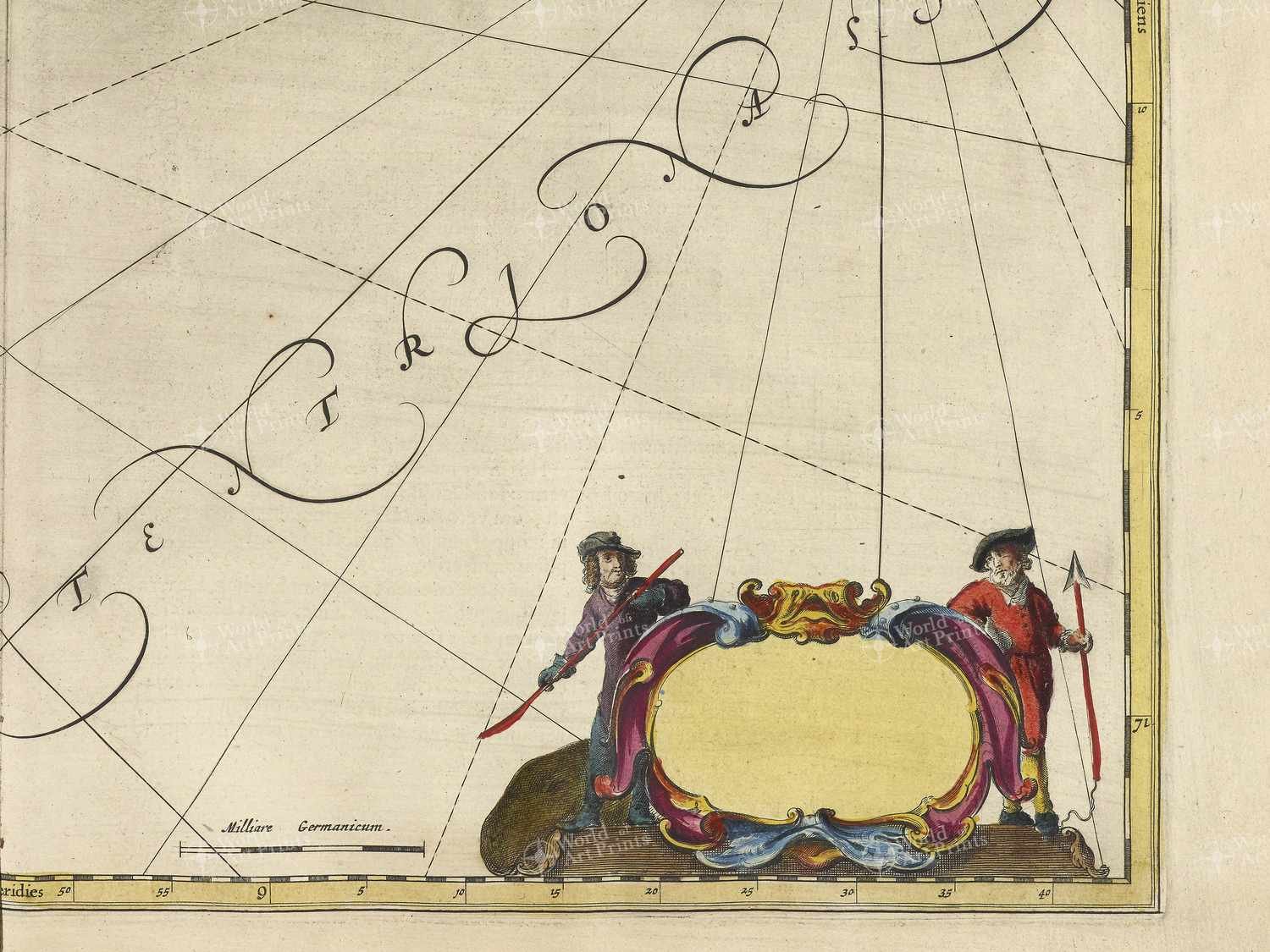 Map bottom right quadrant