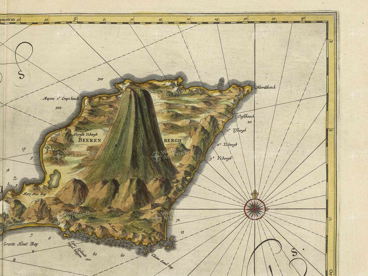 Map top right quadrant