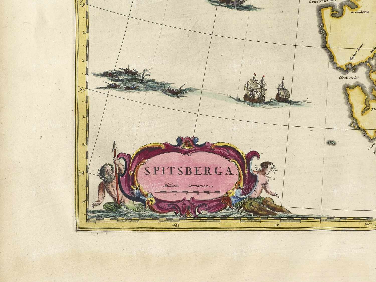Map bottom left quadrant