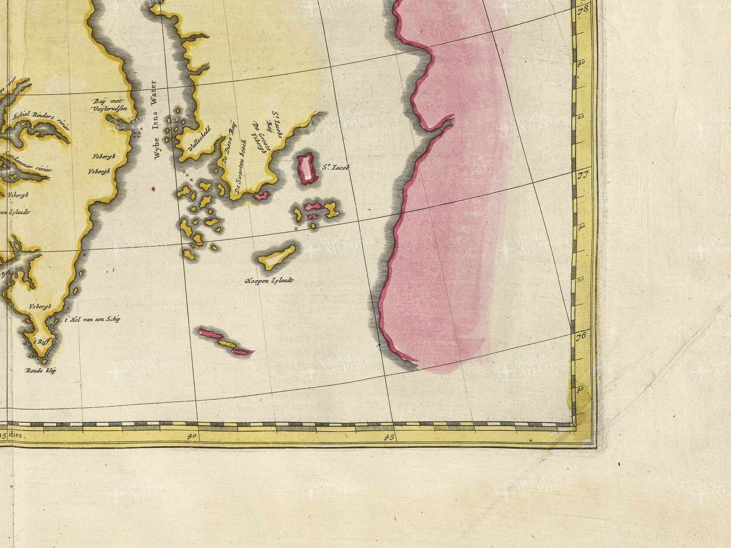 Map bottom right quadrant