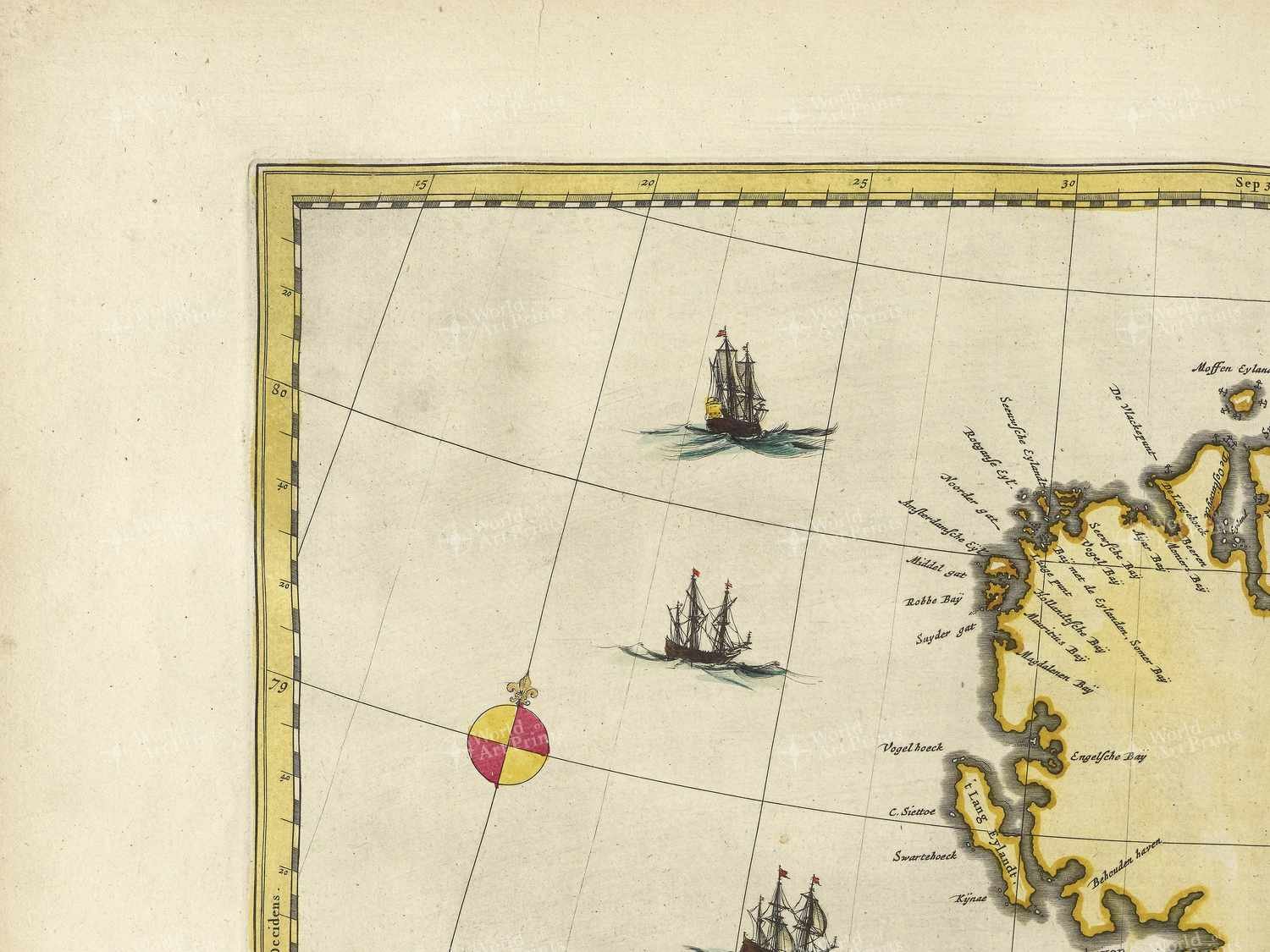 Map top left quadrant