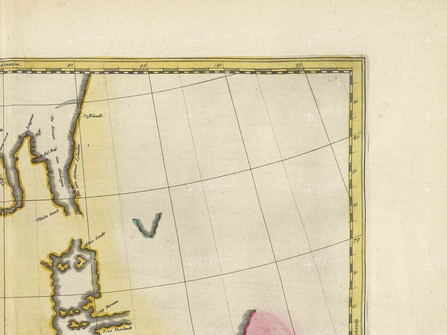 Map top right quadrant