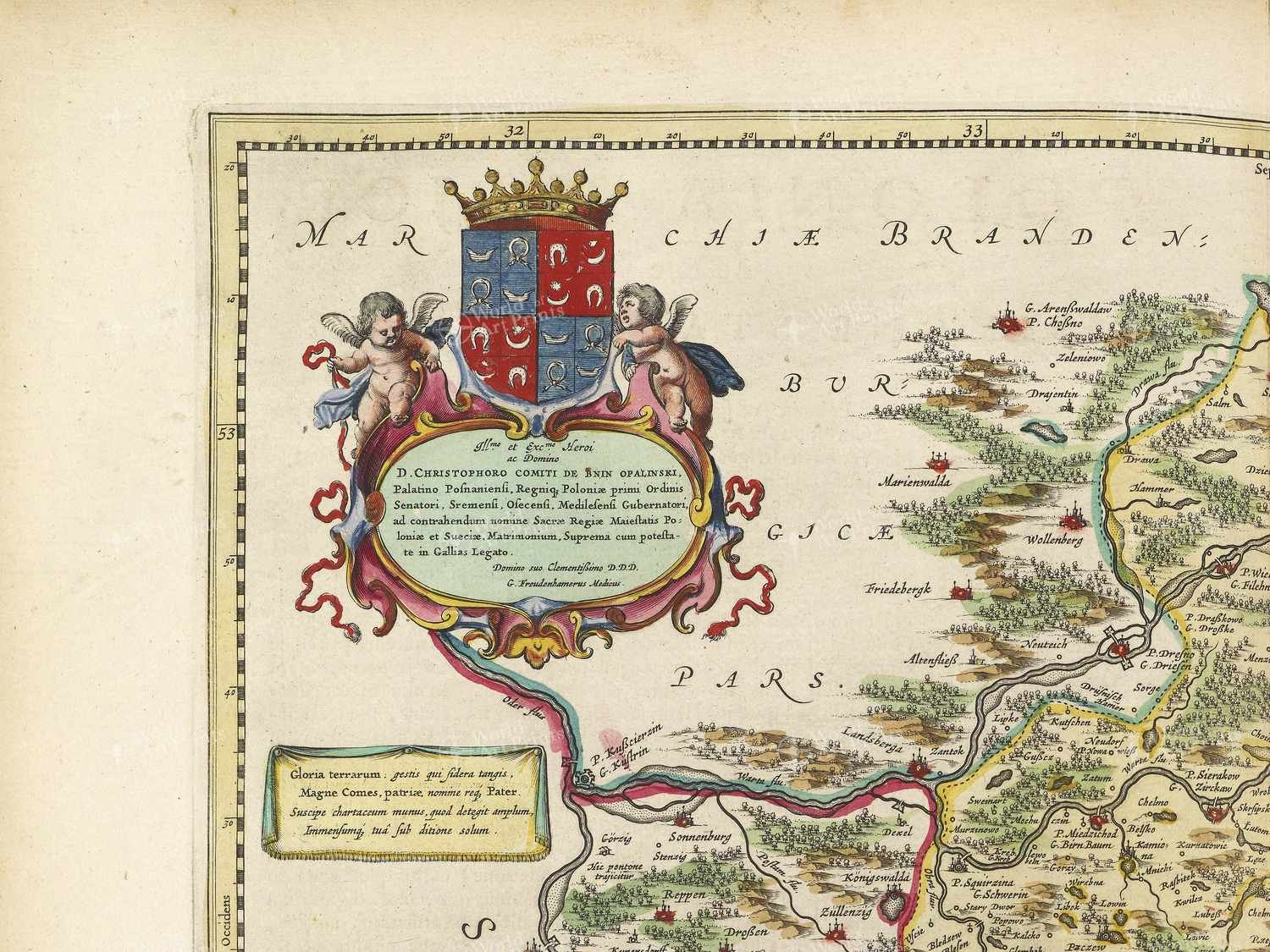 Map top left quadrant