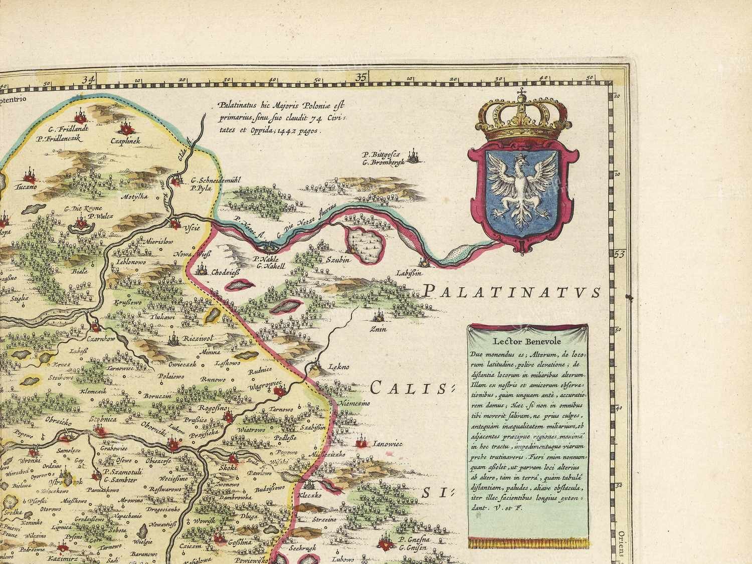 Map top right quadrant