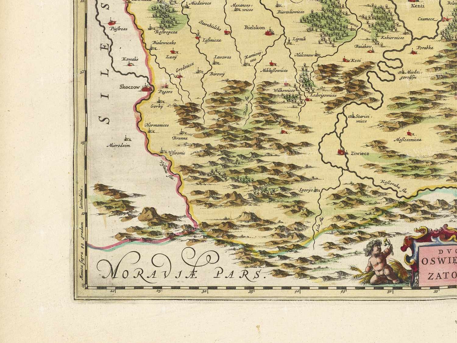 Map bottom left quadrant