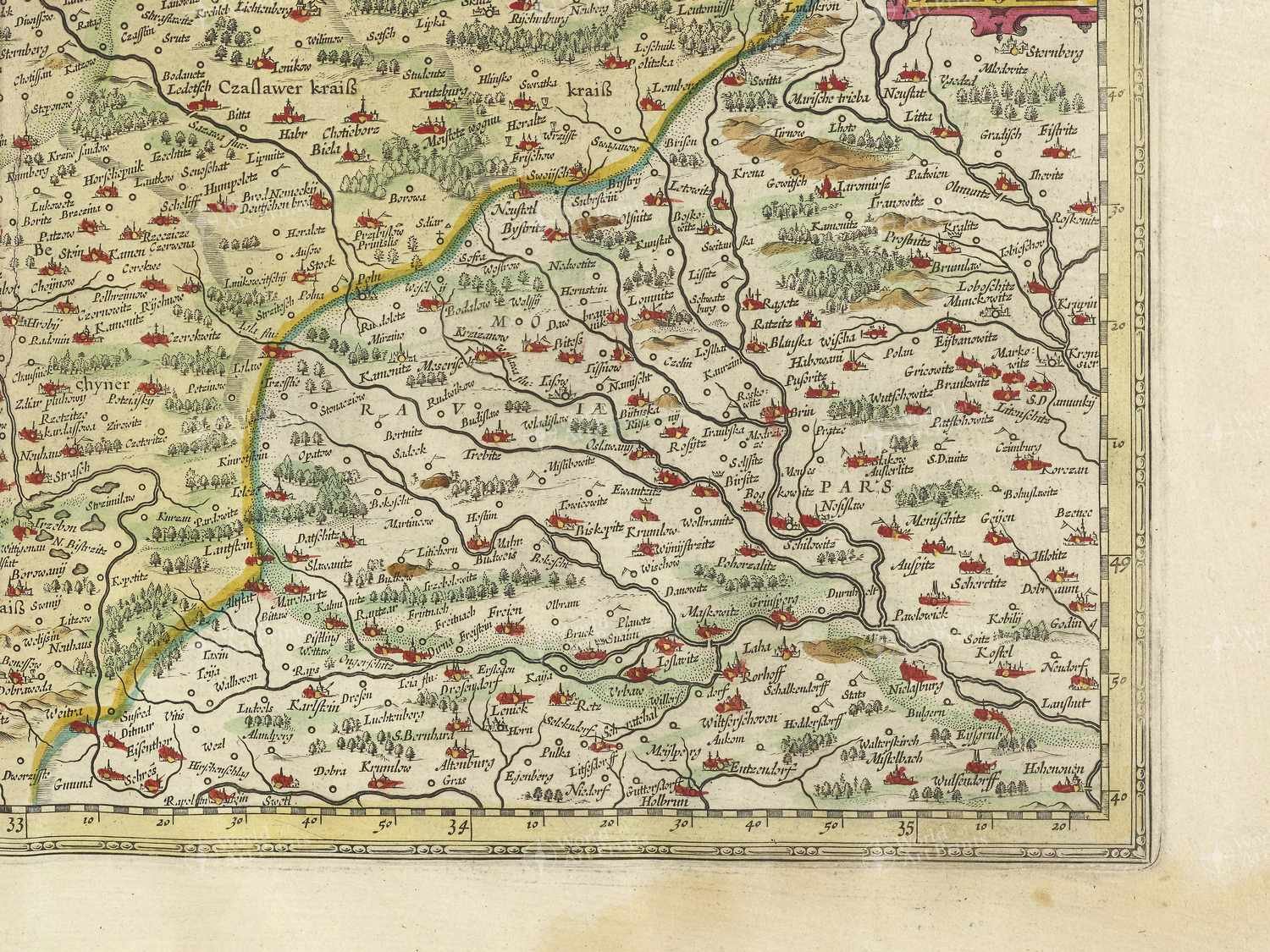 Map bottom right quadrant