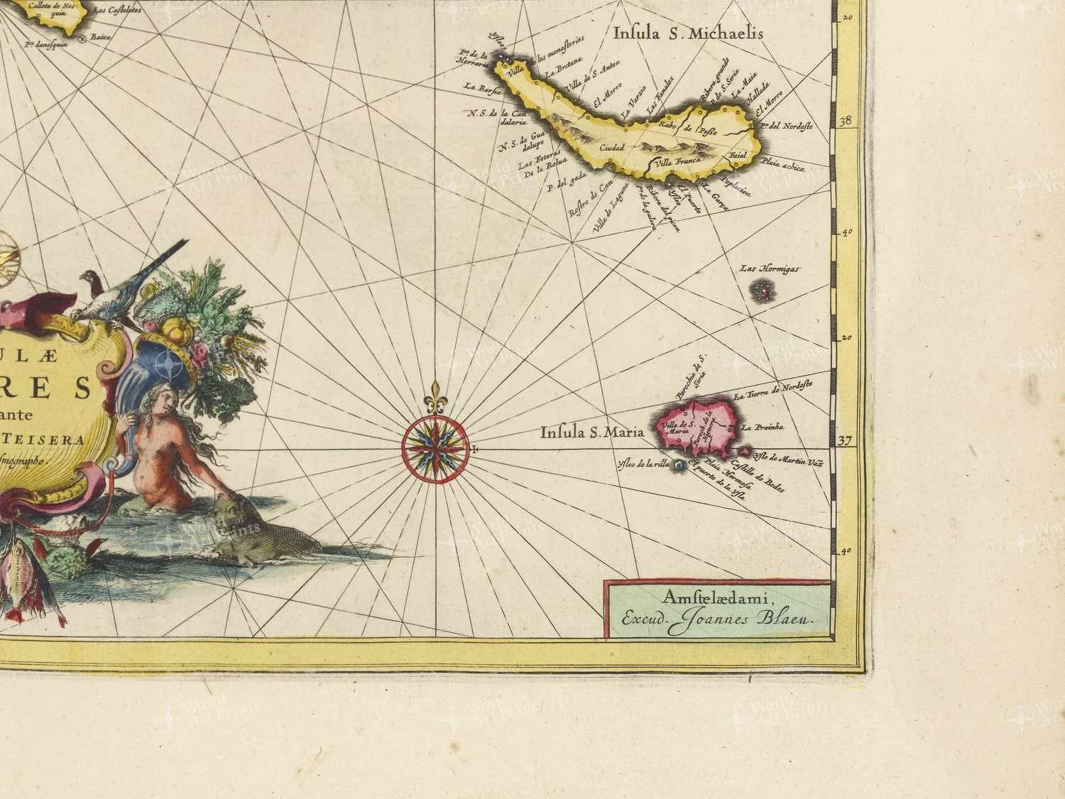 Map bottom right quadrant