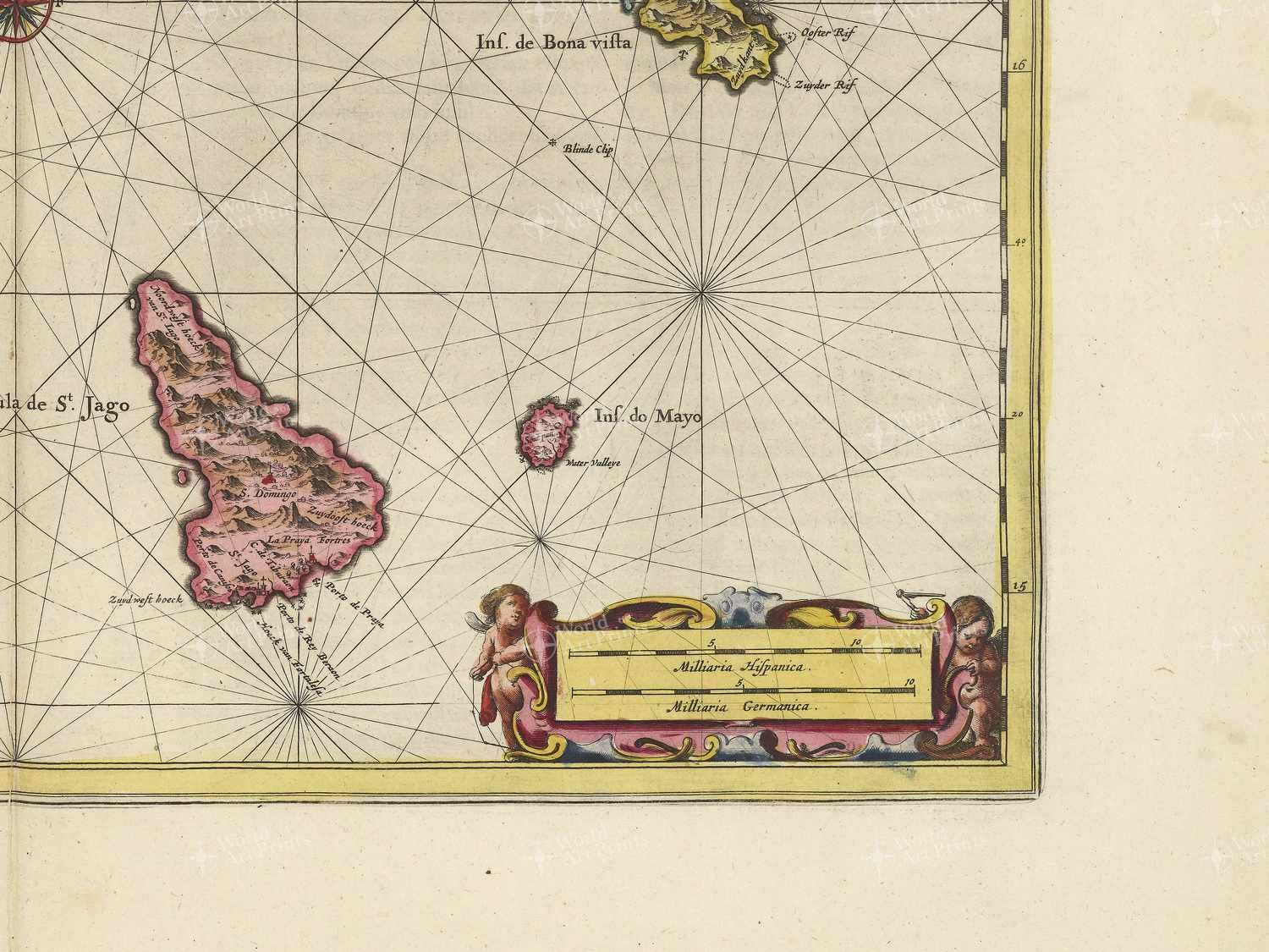 Map bottom right quadrant