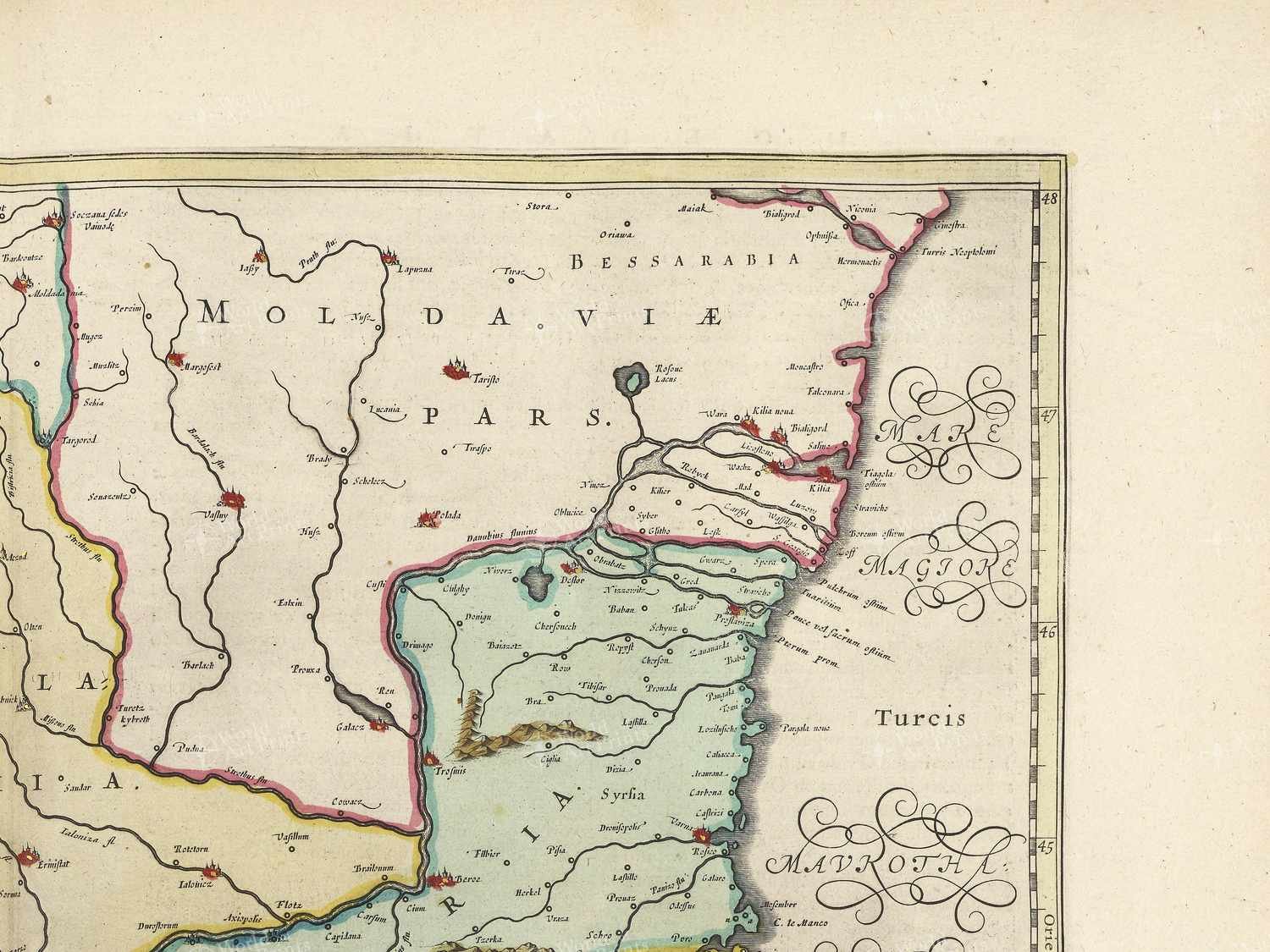 Map top right quadrant