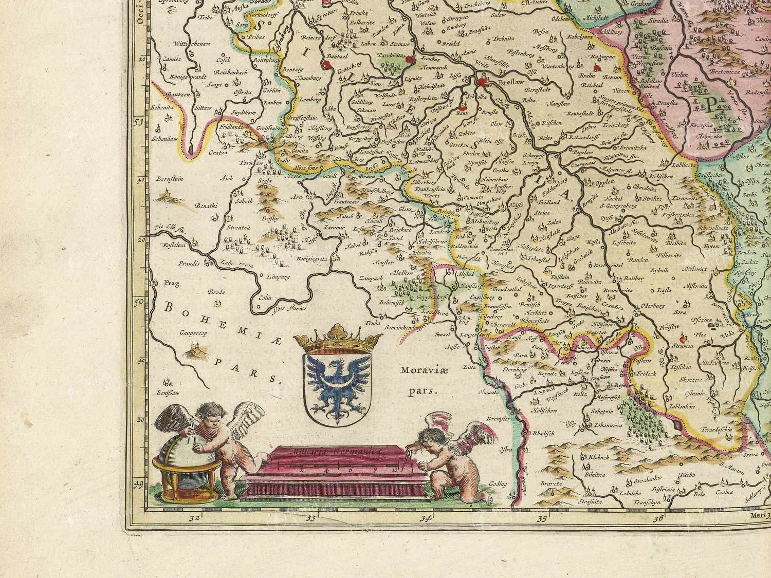 Map bottom left quadrant