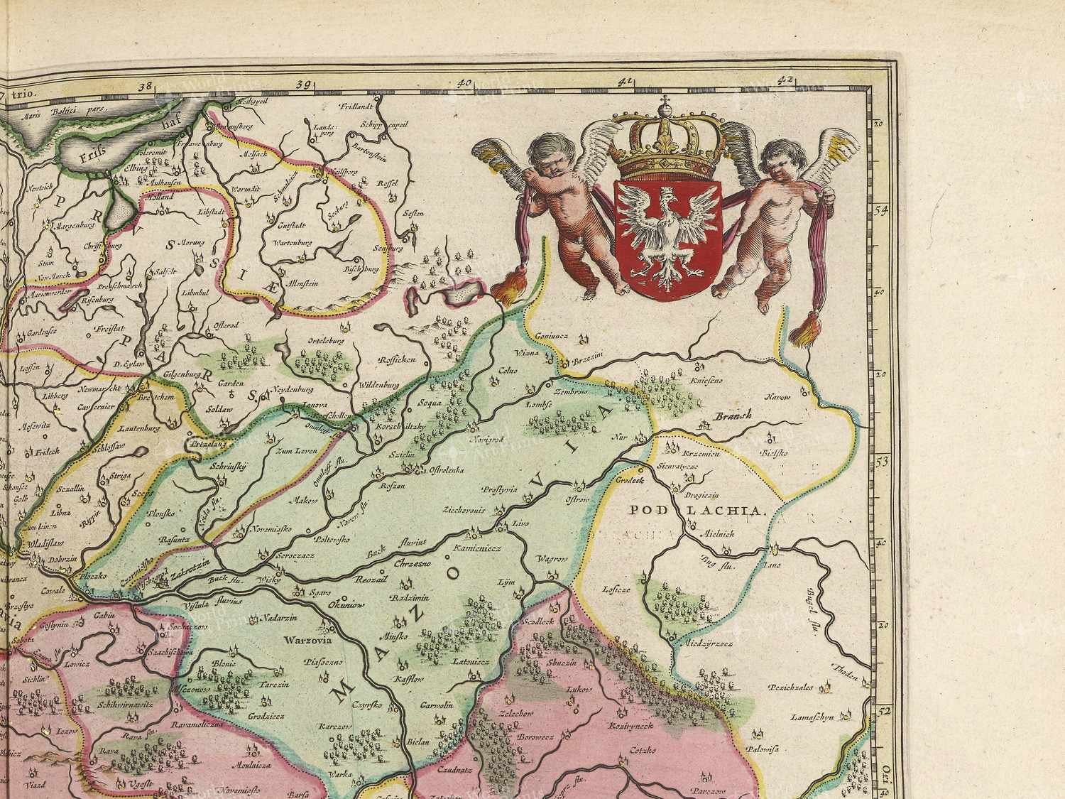 Map top right quadrant