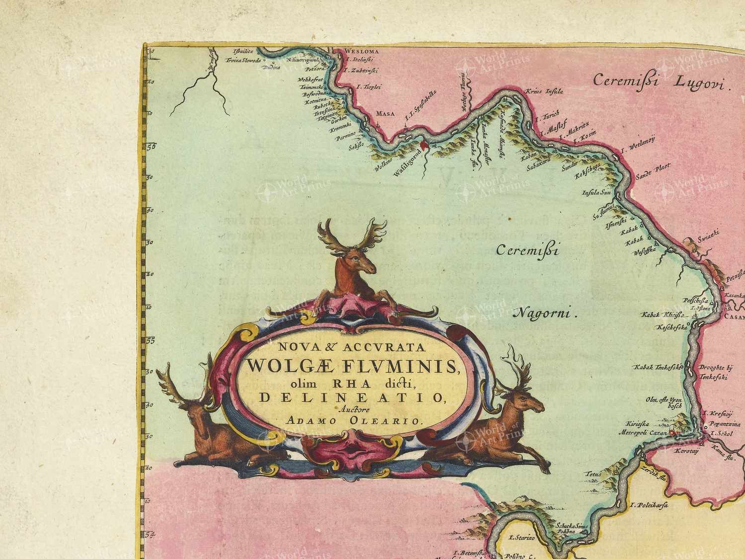 Map top left quadrant