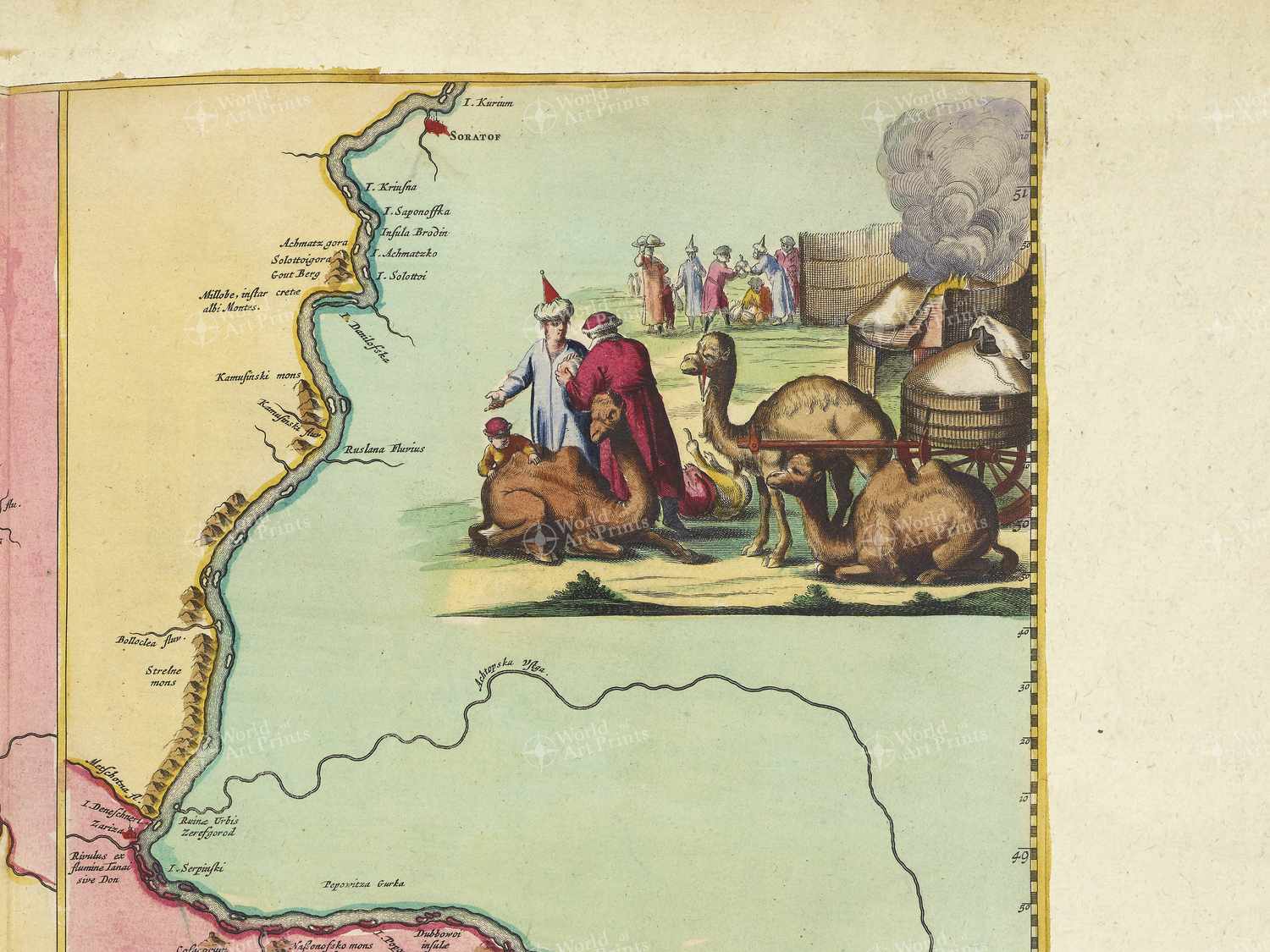 Map top right quadrant