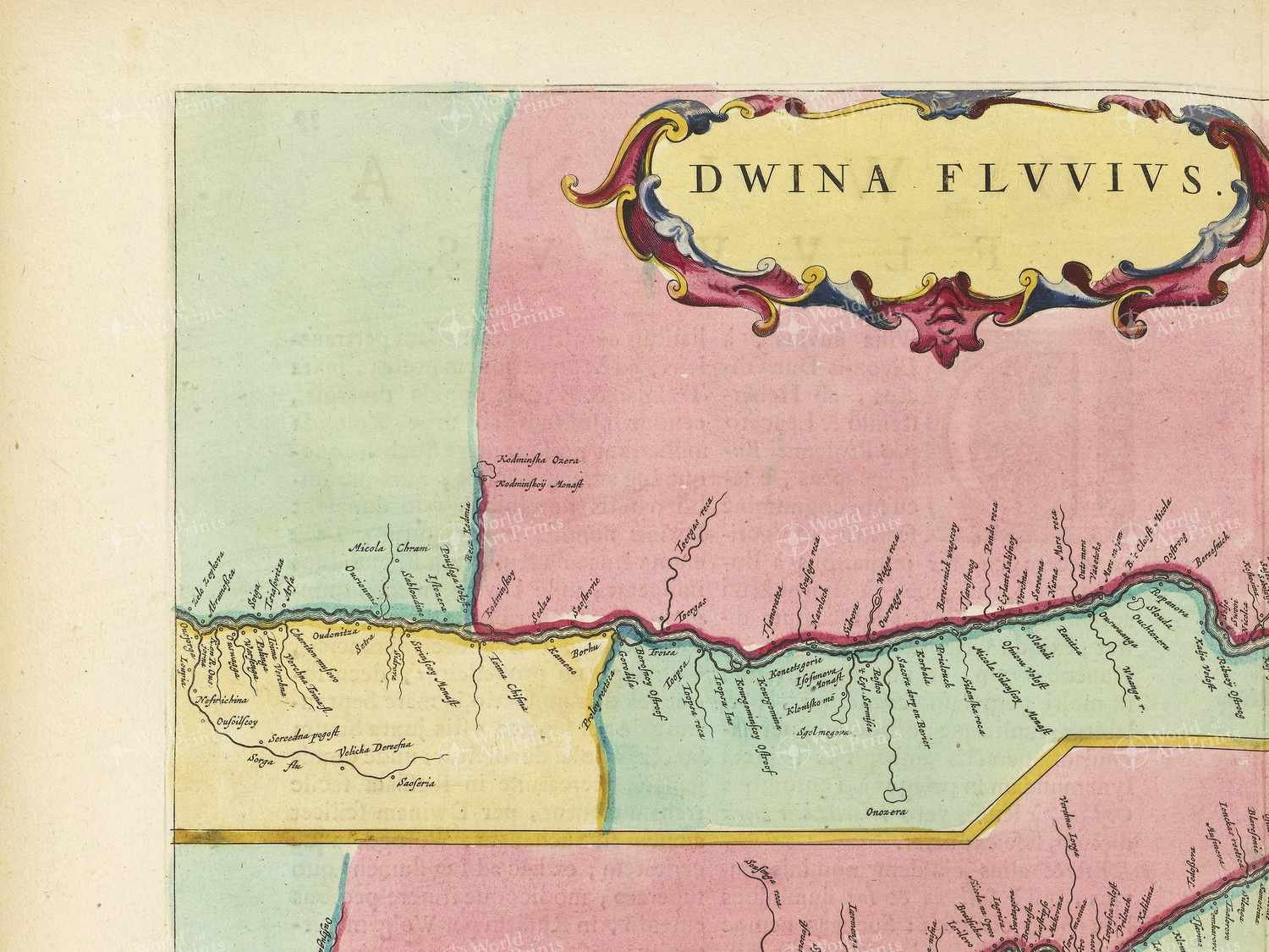 Map top left quadrant