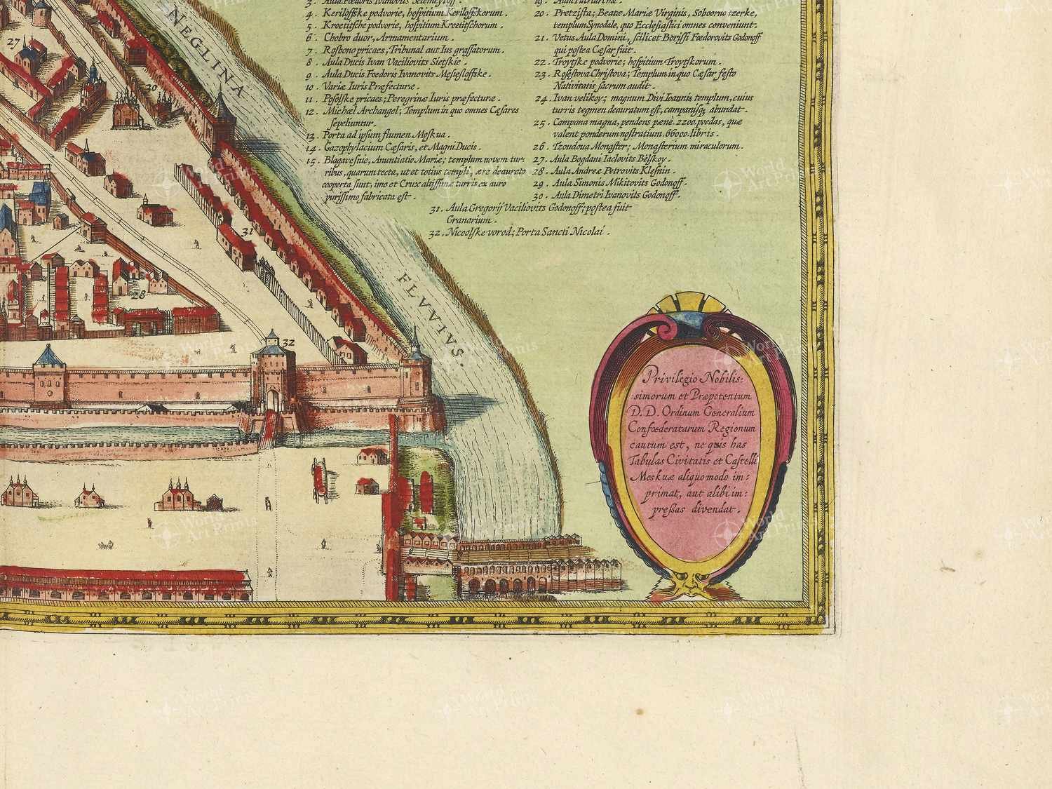Map bottom right quadrant
