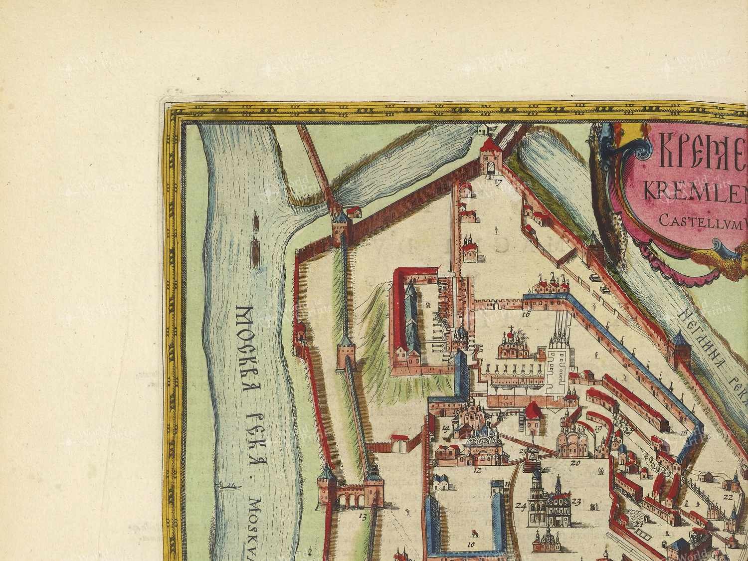 Map top left quadrant