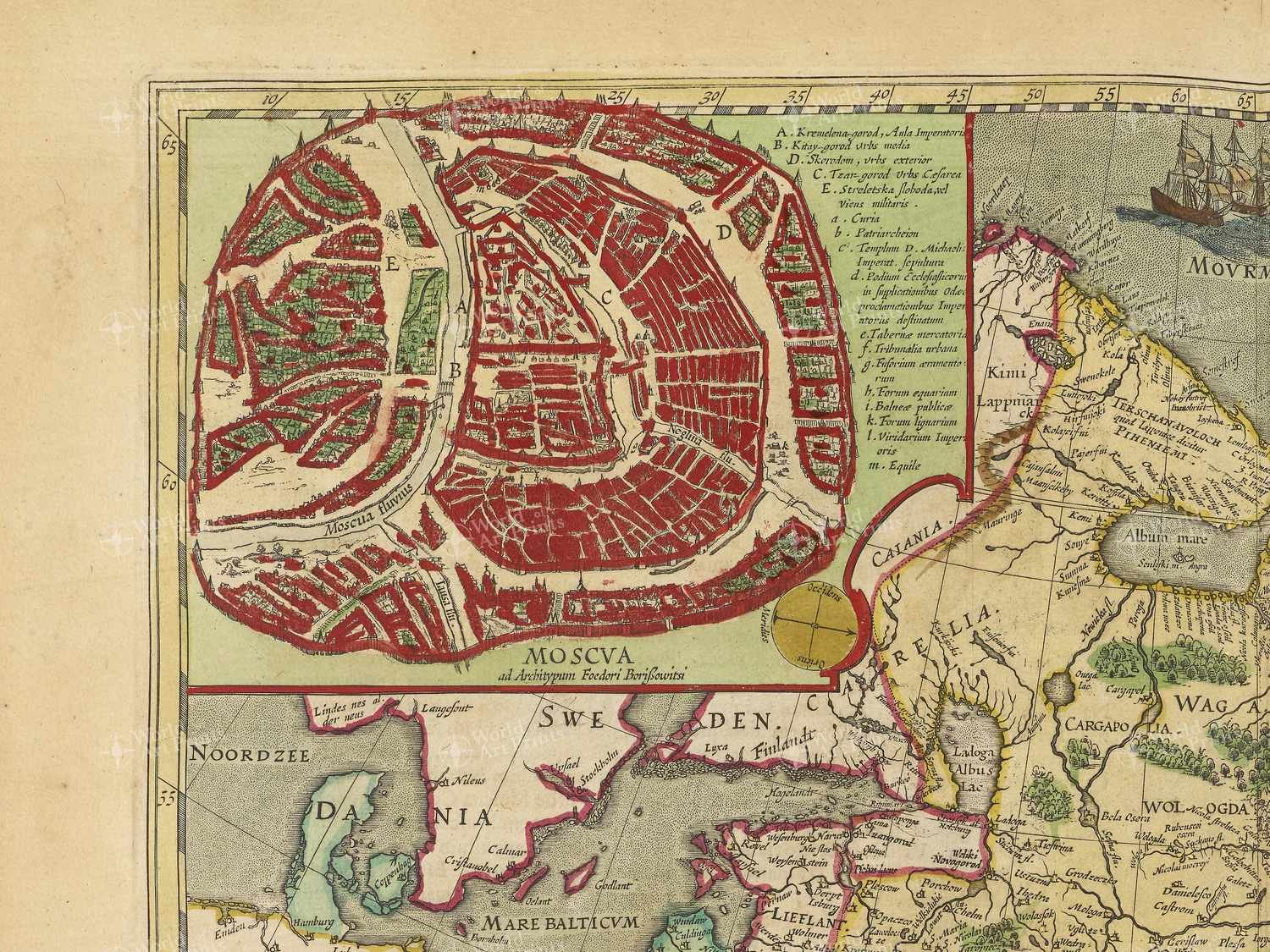 Map top left quadrant
