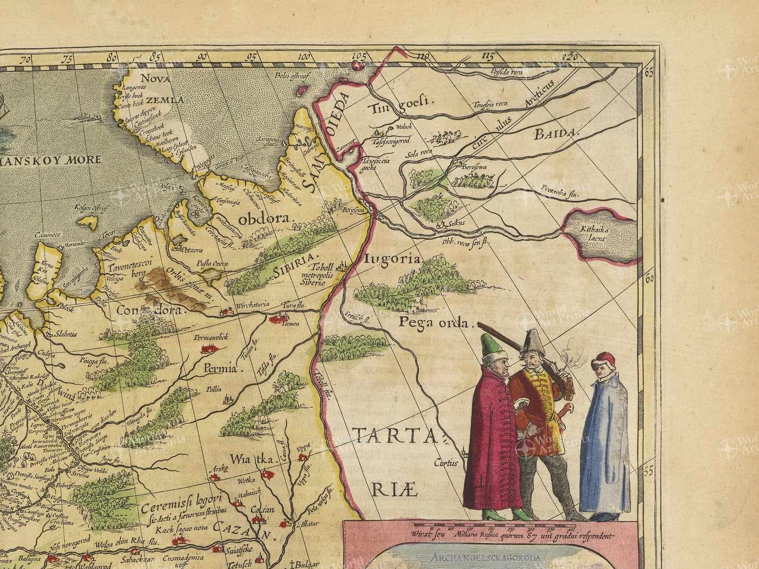 Map top right quadrant