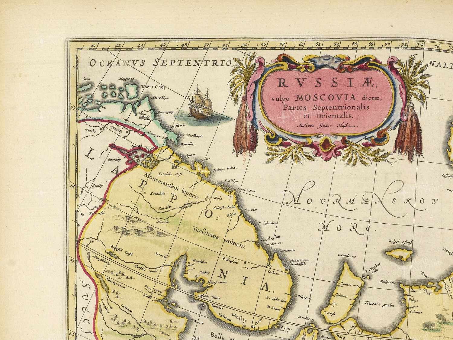 Map top left quadrant