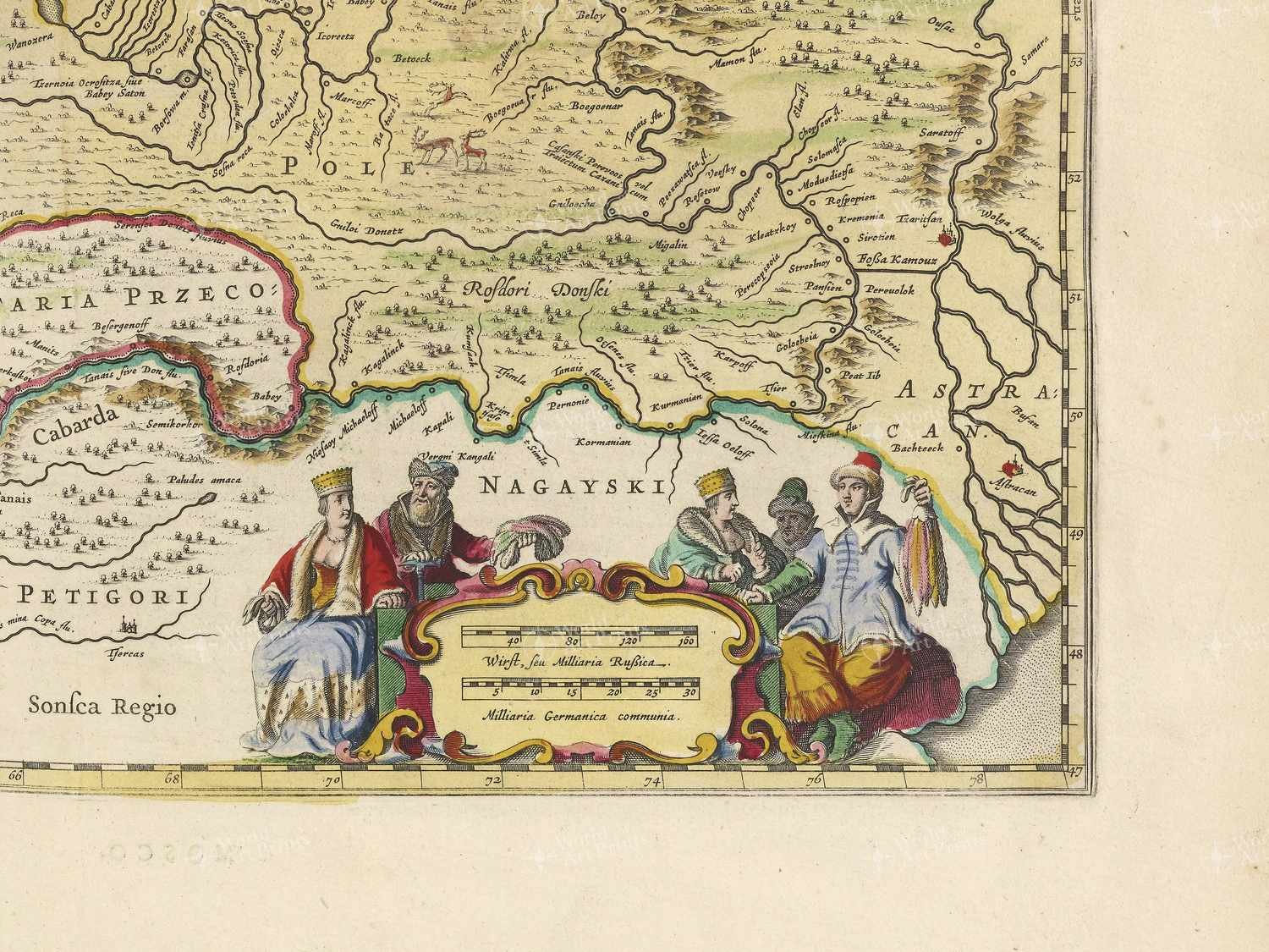 Map bottom right quadrant