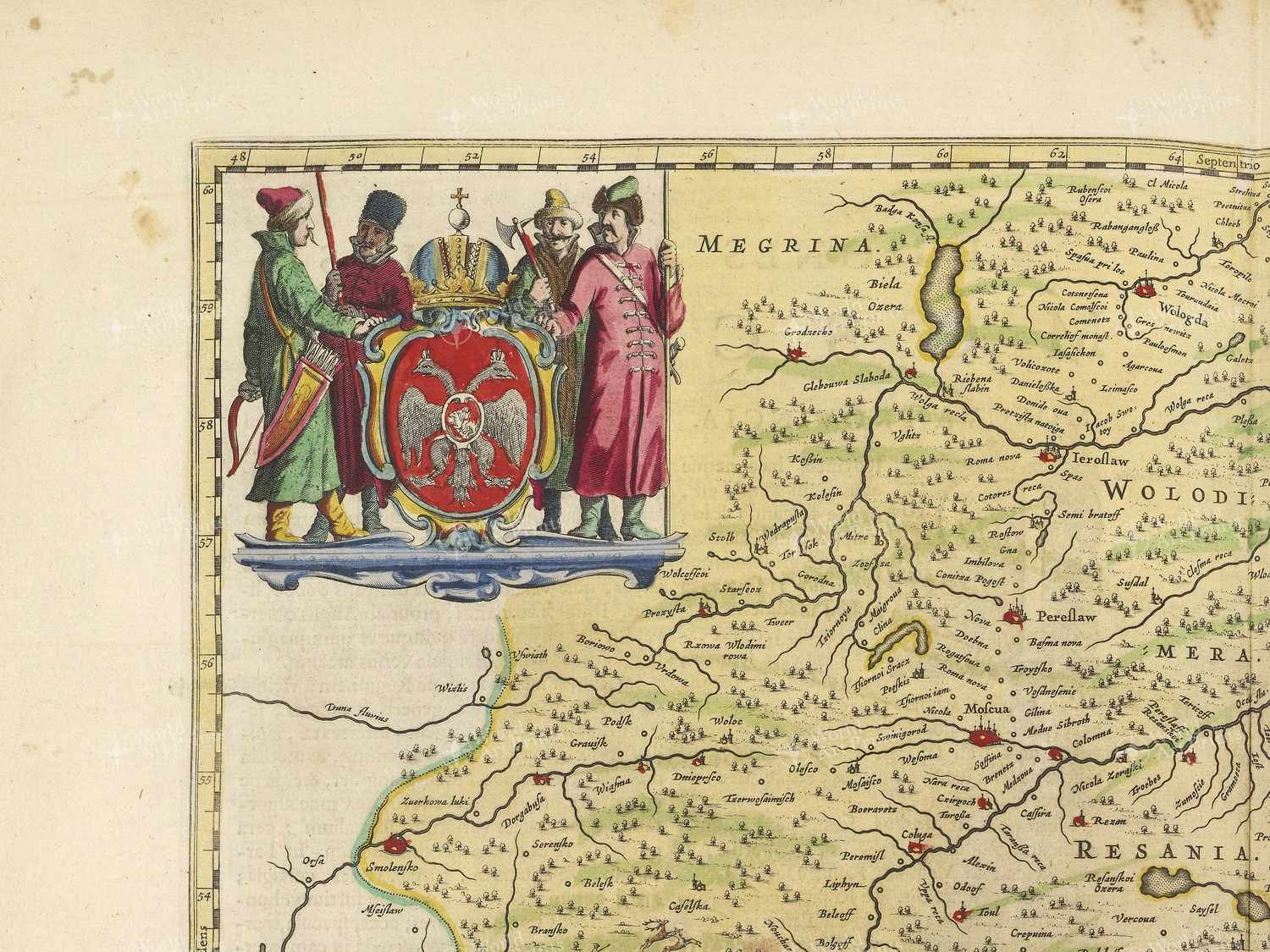 Map top left quadrant
