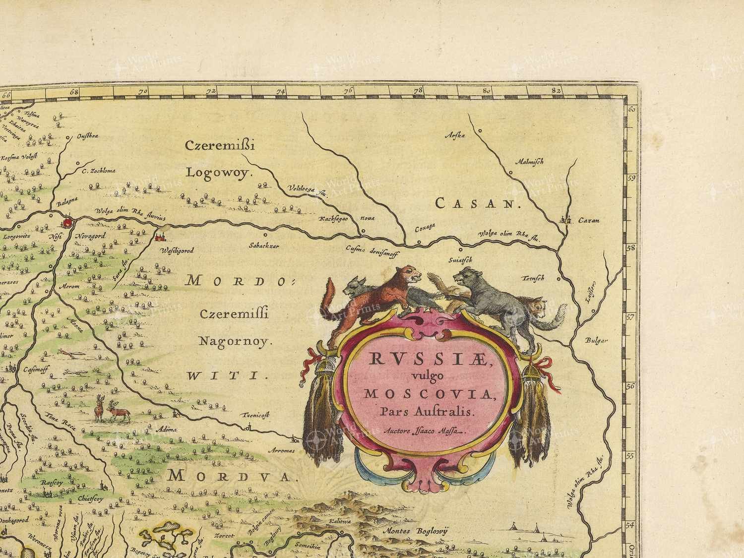 Map top right quadrant