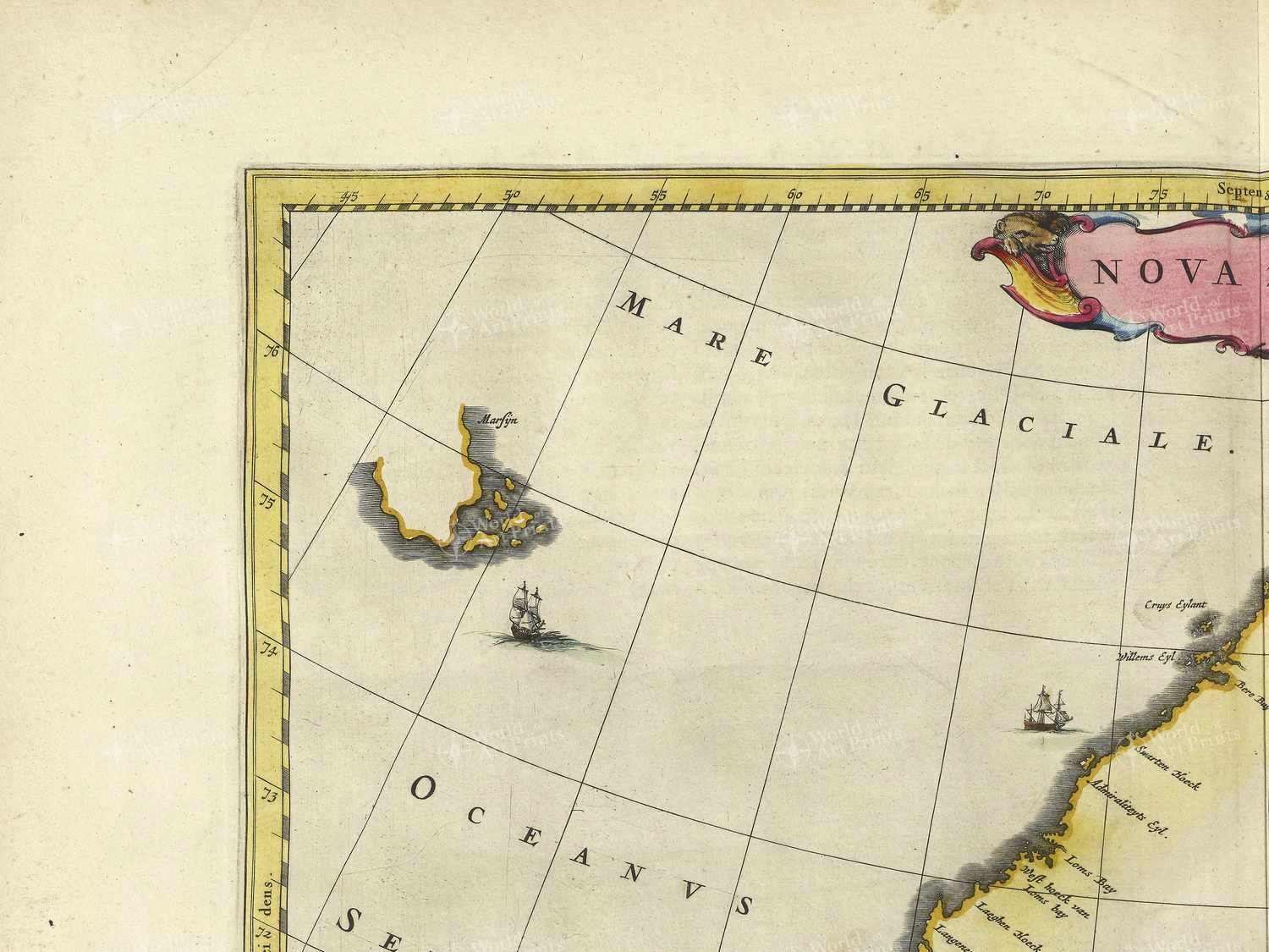 Map top left quadrant