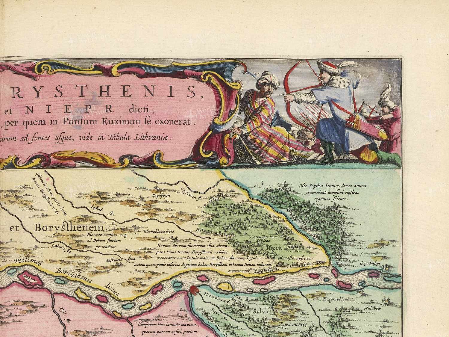 Map top right quadrant