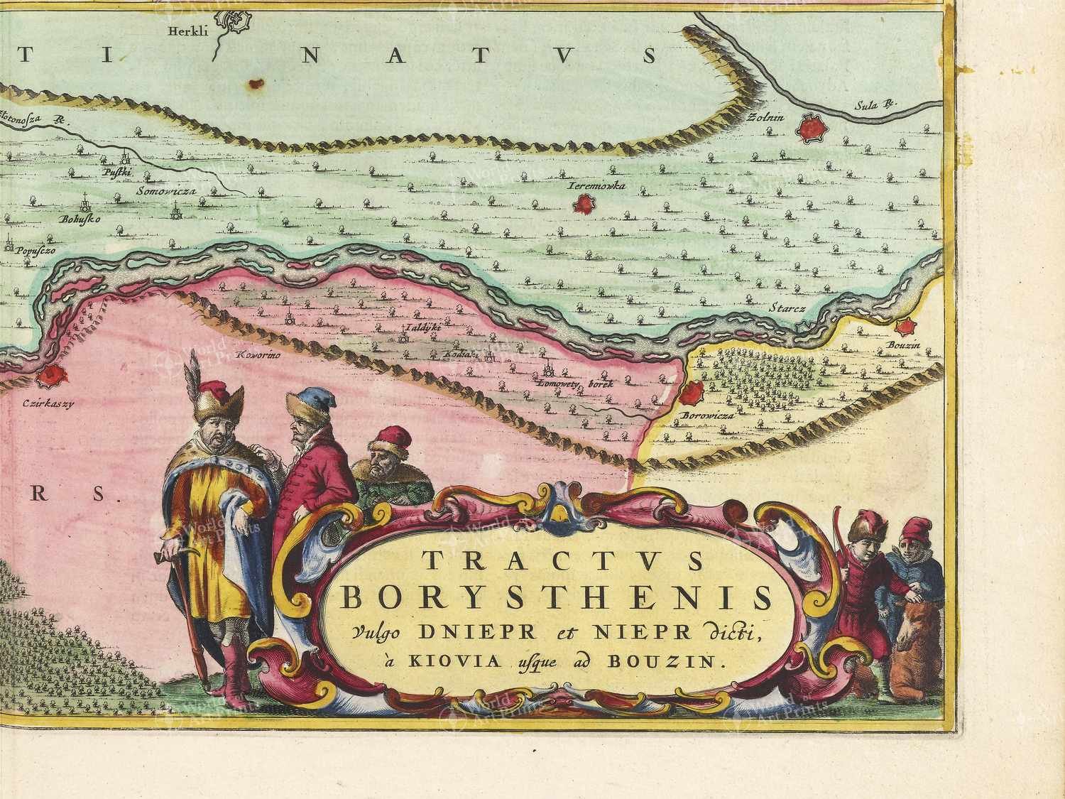 Map bottom right quadrant