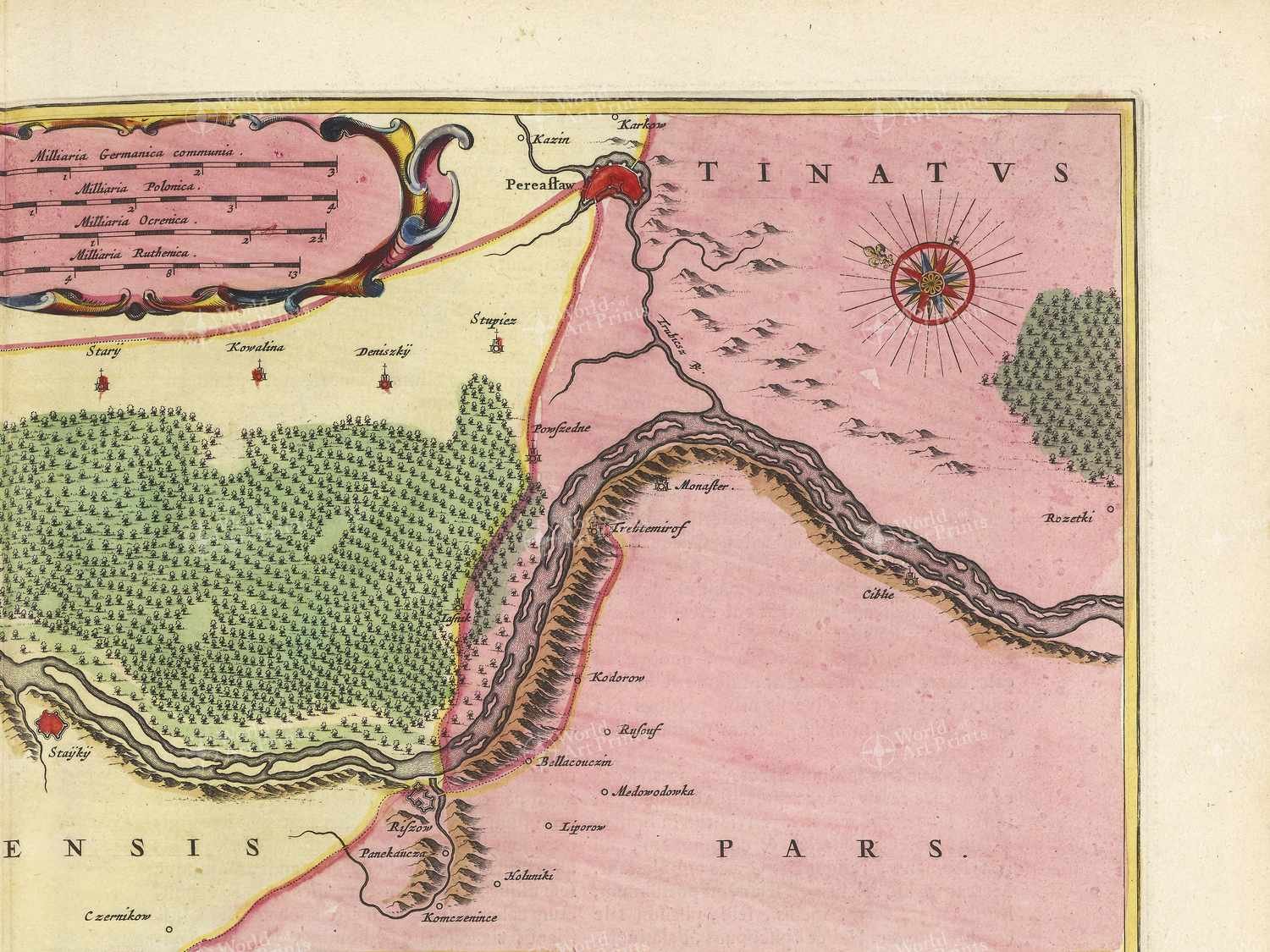 Map top right quadrant