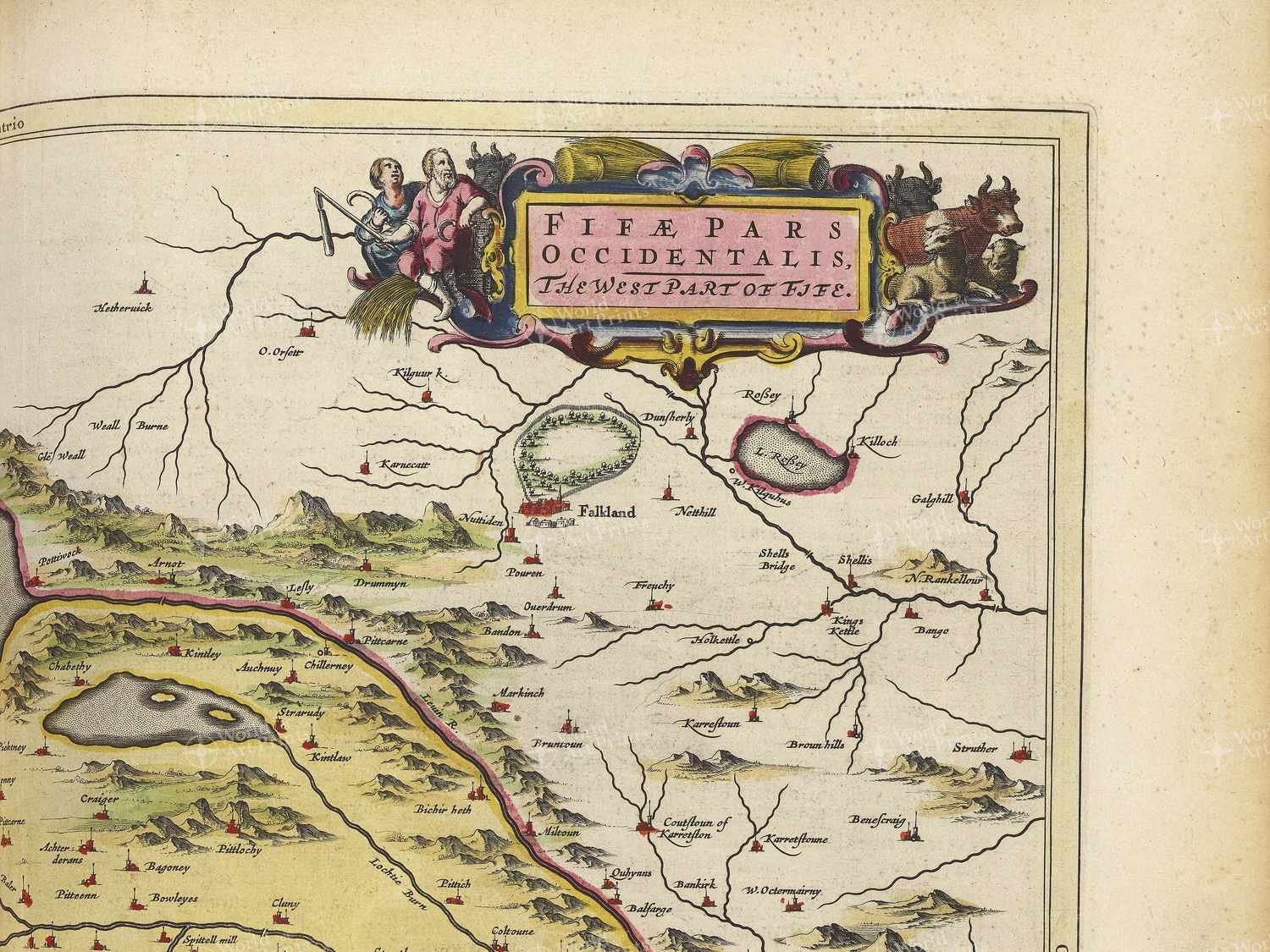 Map top right quadrant