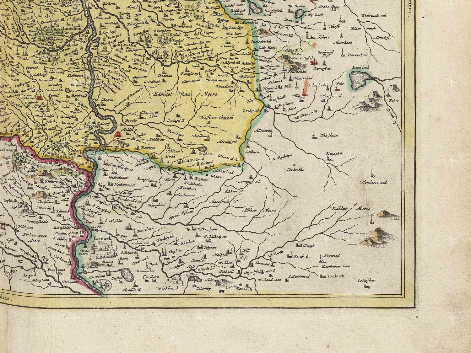 Map bottom right quadrant