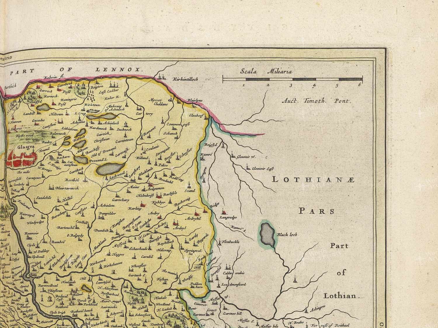 Map top right quadrant