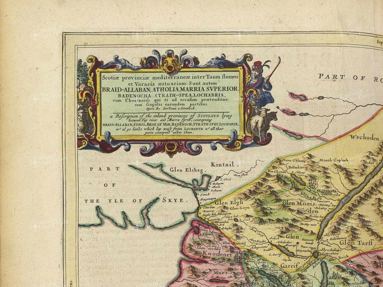 Map top left quadrant
