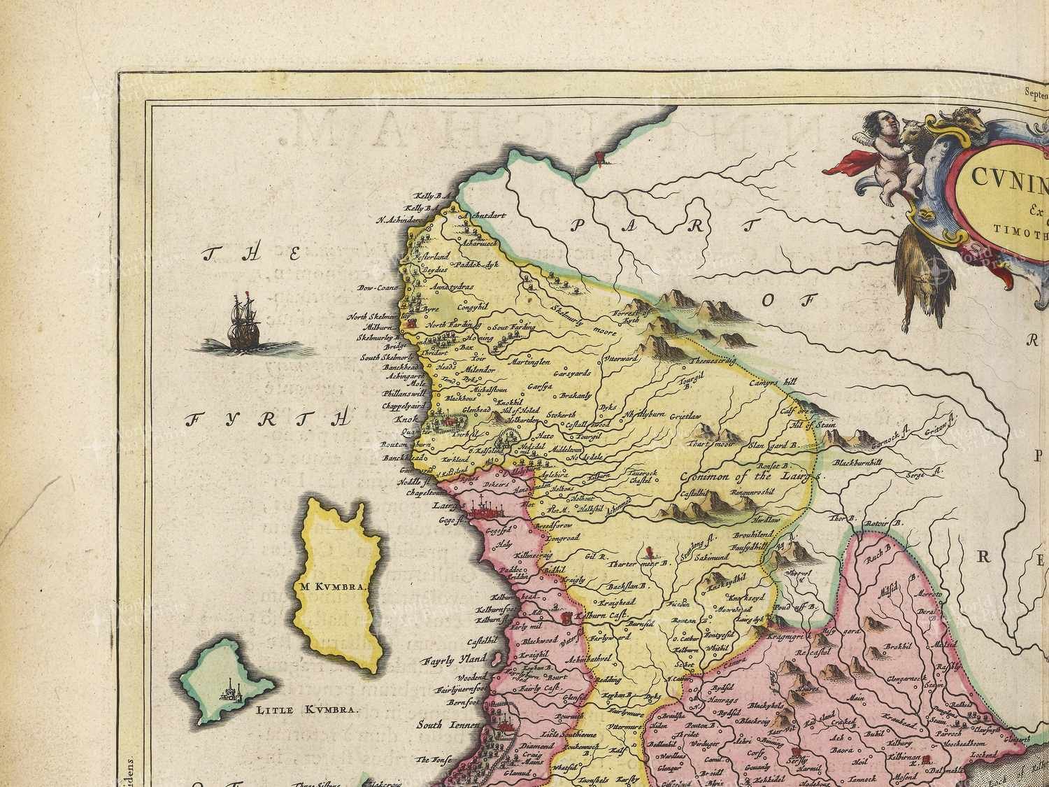 Map top left quadrant