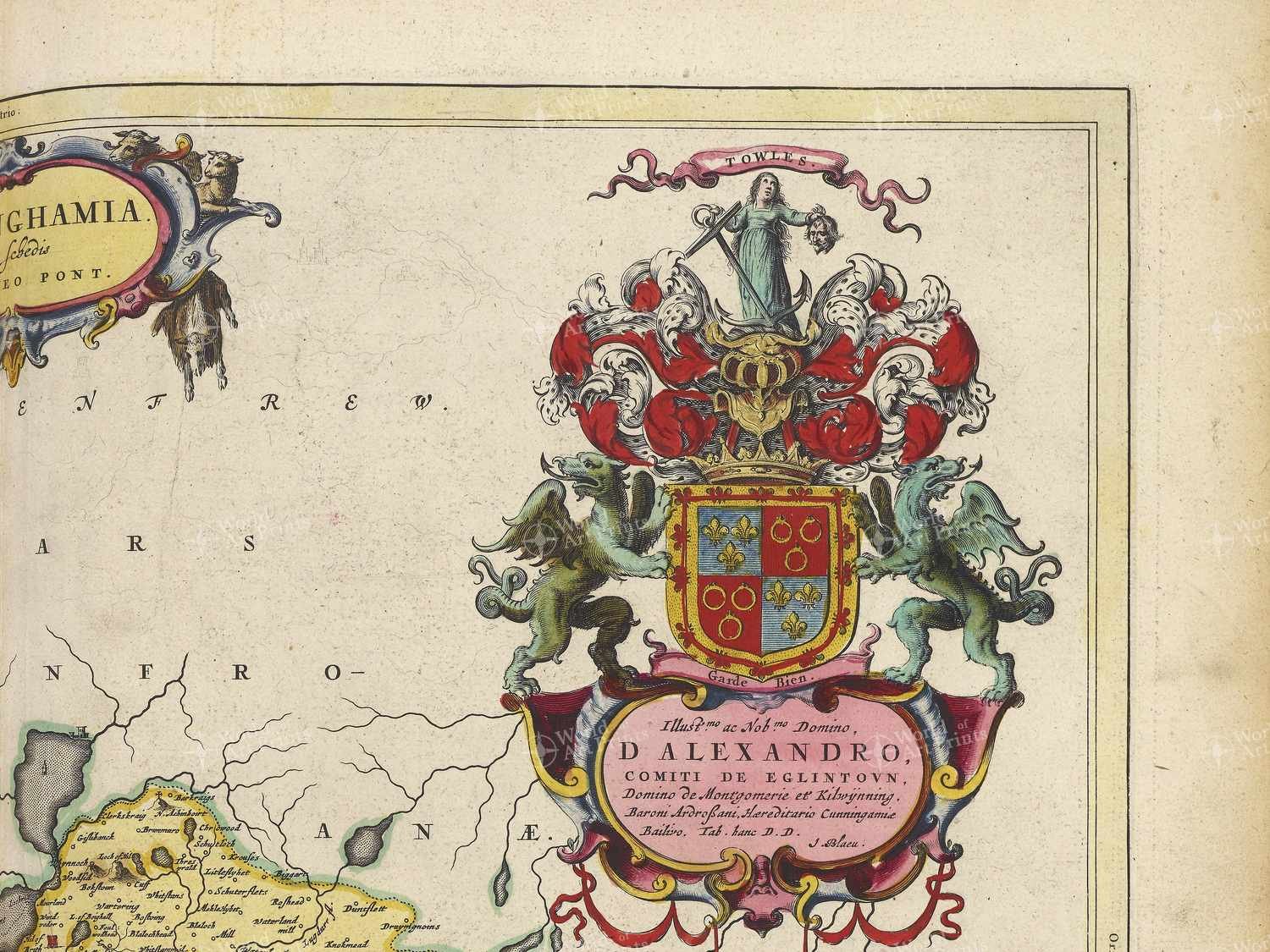 Map top right quadrant