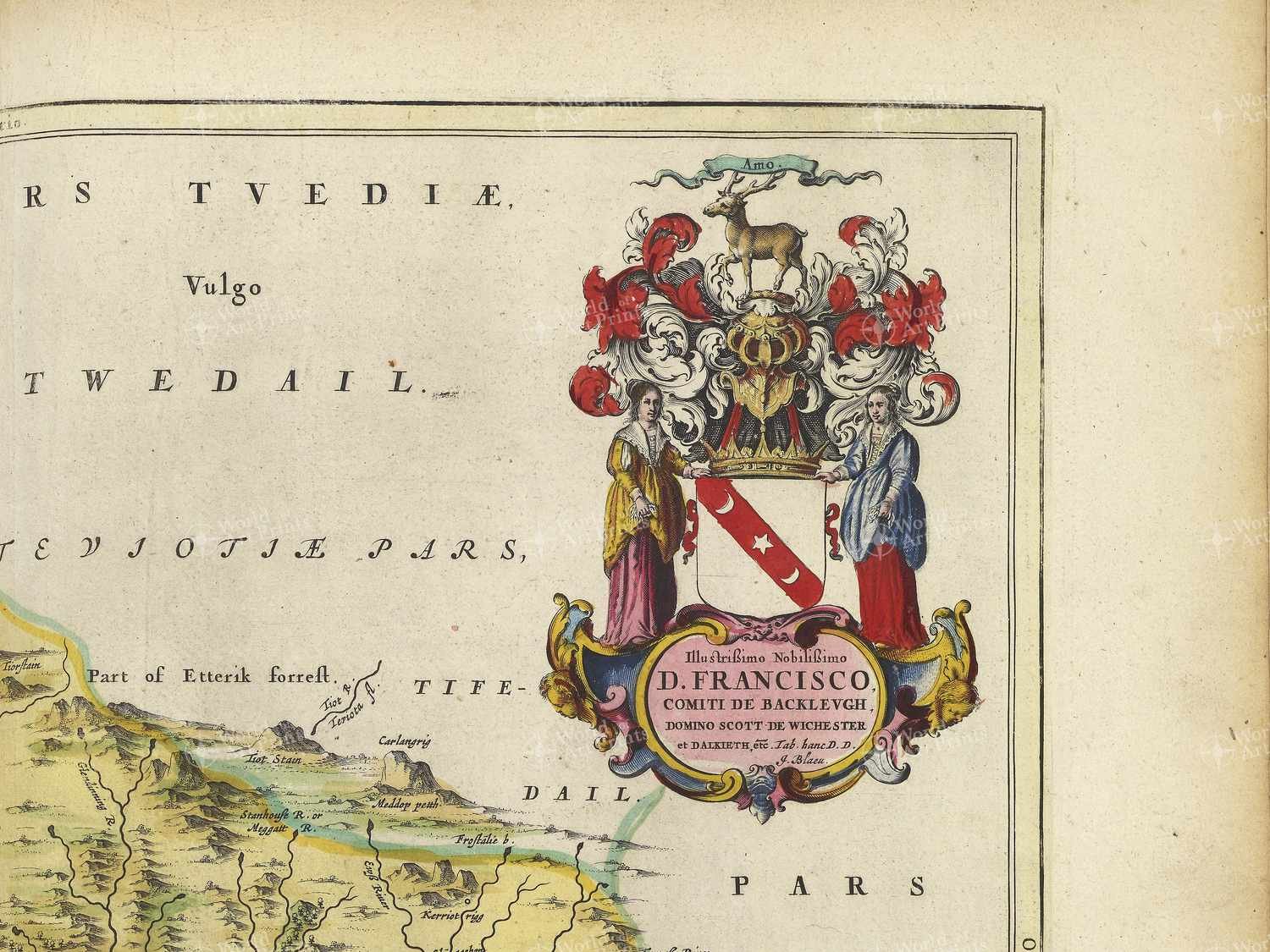 Map top right quadrant