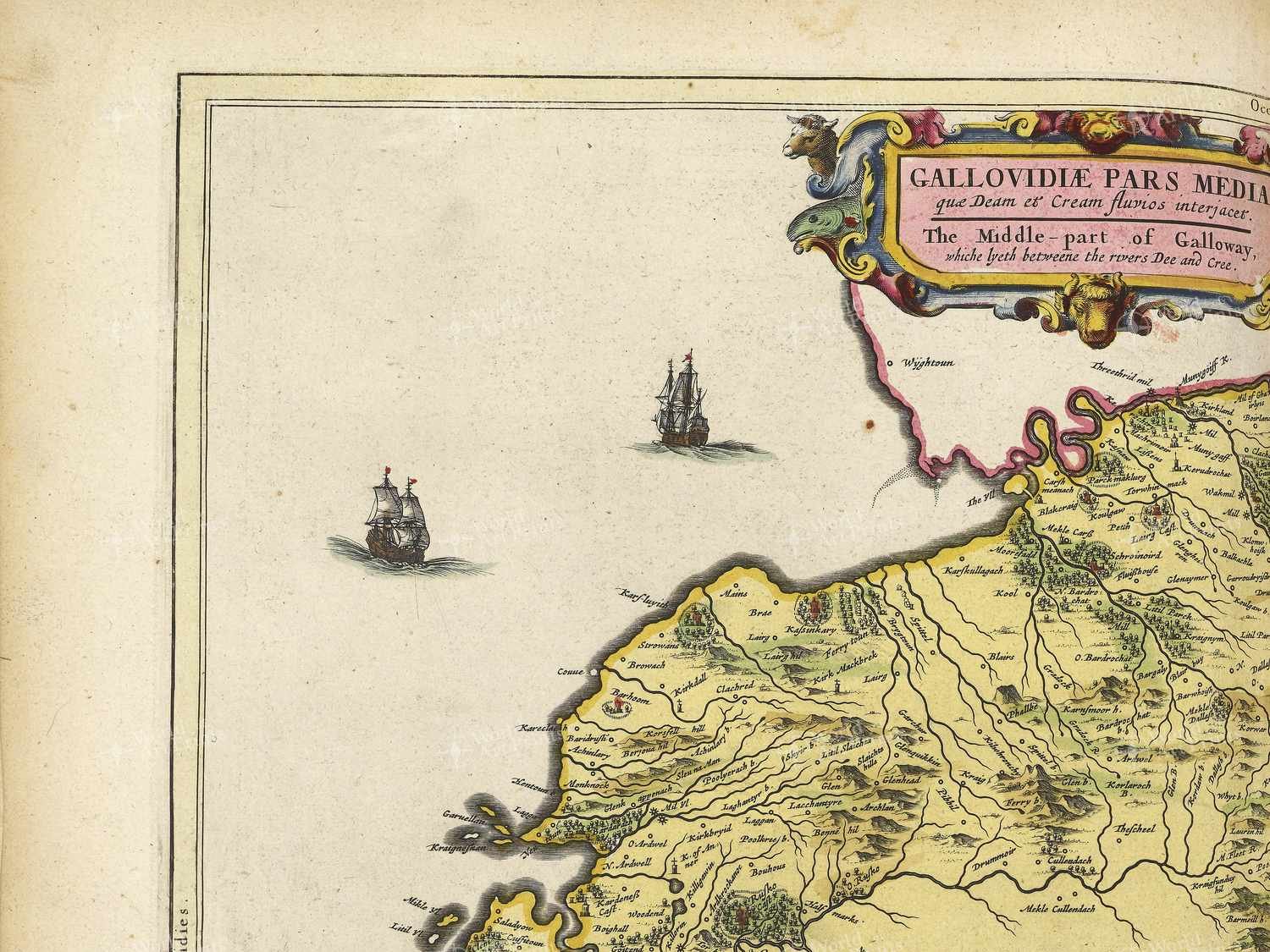 Map top left quadrant