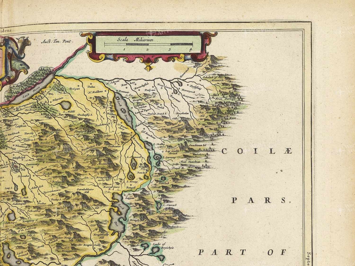 Map top right quadrant