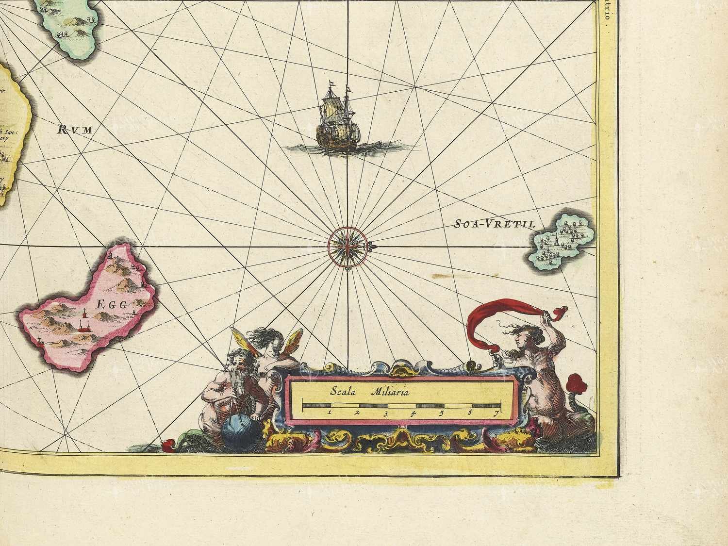 Map bottom right quadrant