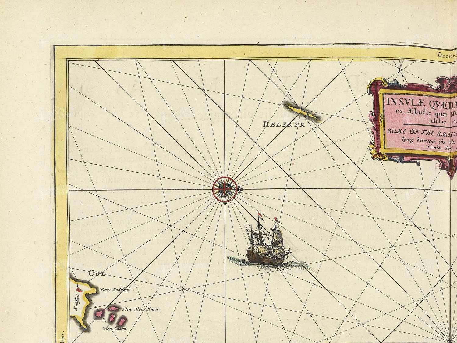 Map top left quadrant